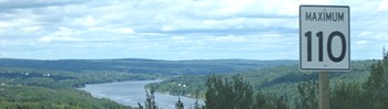 Fleuve St-Jean, au nord de Fredericton