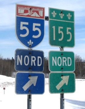 A55 nord/R155 nord, Shawinigan : 2005/03/05